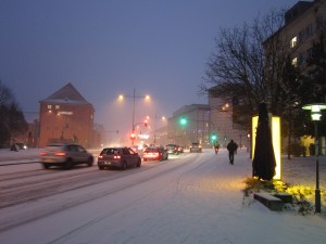 Schneegestöber in Regensburg - endlich Schnee und davon gleich richtig viel :)