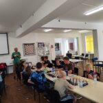 Rundenbeginn beim Trainingsturnier