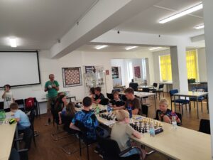 Rundenbeginn beim Trainingsturnier
